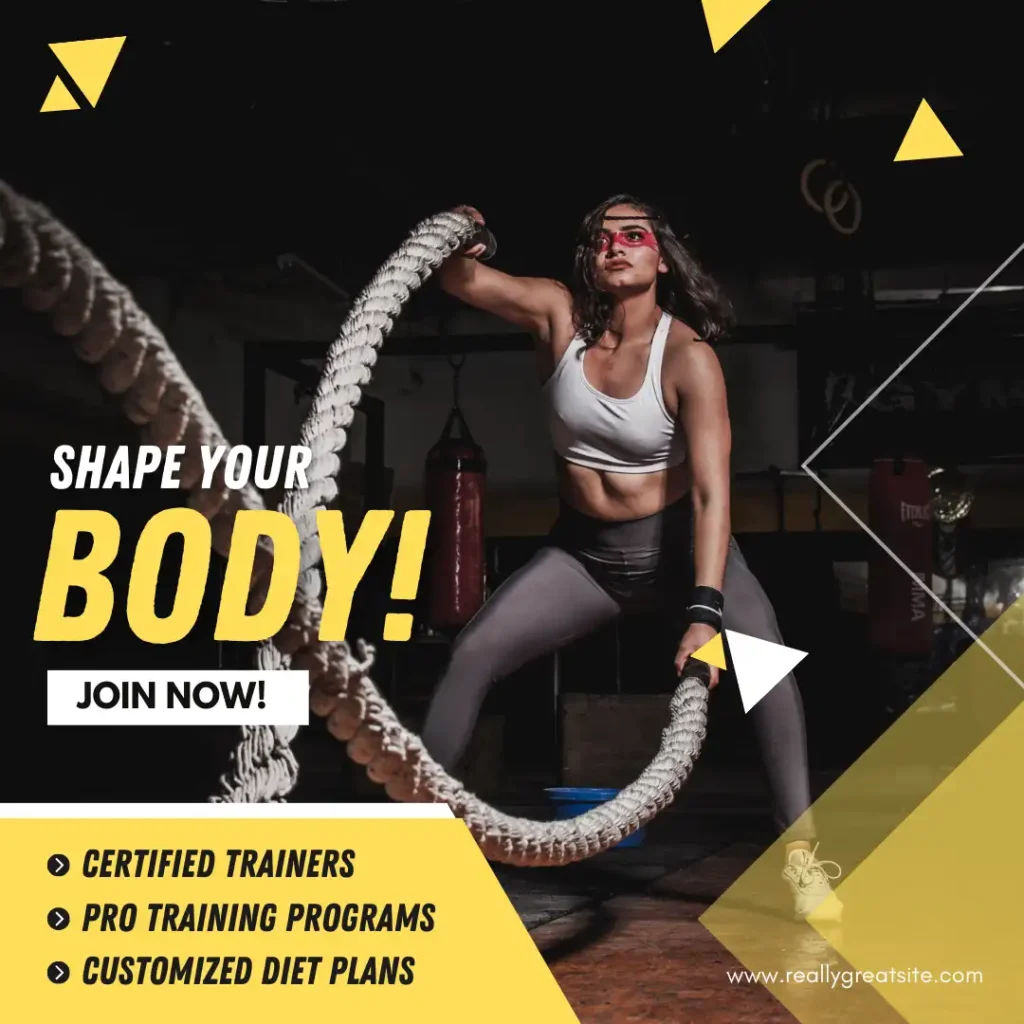 Green Black Pamphlet Flyer Gym Fitness Center Membership Instagram Post copy 2